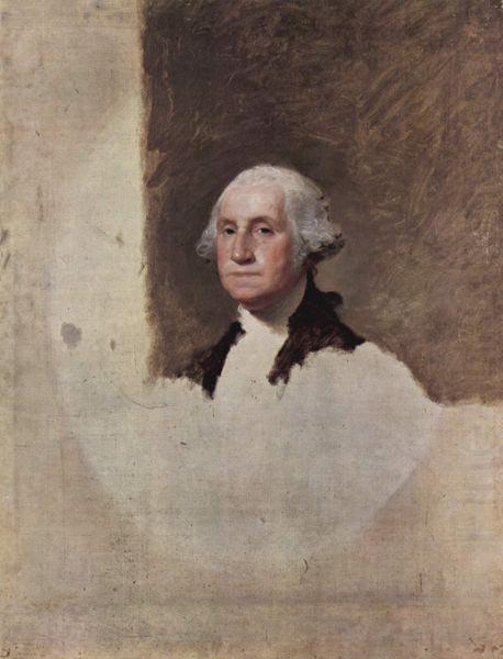 Gilbert Stuart Gilbert Stuart unfinished 1796 painting of George Washington china oil painting image